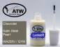 Preview: Chevrolet, Satin Steel Pearl, WA205V / GYM: 20ml Lackstift, von ATW Autoteile West.